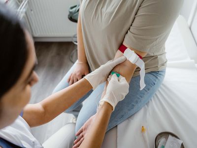 blood getting drawn for testing