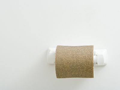 Rough toilet paper