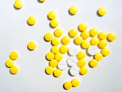 Yellow and white pills