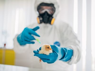 laboratory testing of chickens