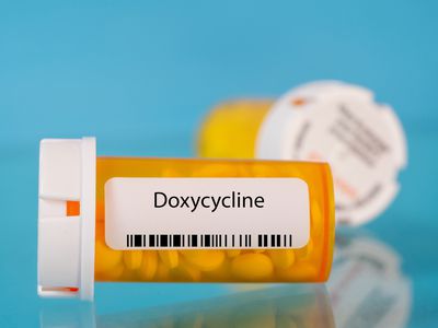 Doxycycline pill bottle