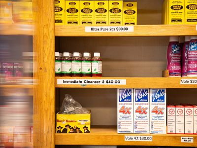 Fentanyl testing kits for sale at a Tobacco shop in Tucson, Arizona