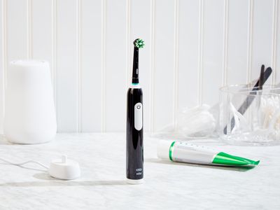 Oral-B Pro 1000 placed near sink