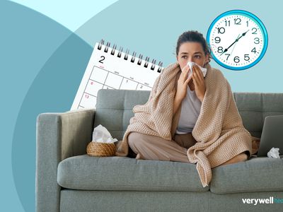 woman blowing her nose on the couch while the clock ticks